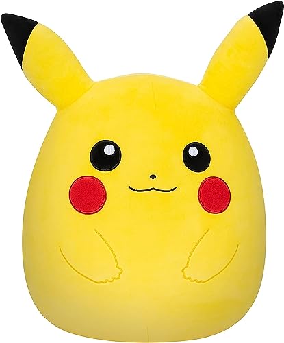 Squishmallows Pokemon Pikachu Plush - Add Pikachu to Your Squad, Ultrasoft Stuffed Animal Large Plush, Official Kelly Toy Plush (20 Inch)