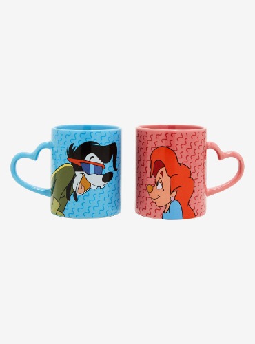 Disney A Goofy Movie Max & Roxanne Heart Handle Mug Set - BoxLunch Exclusive 