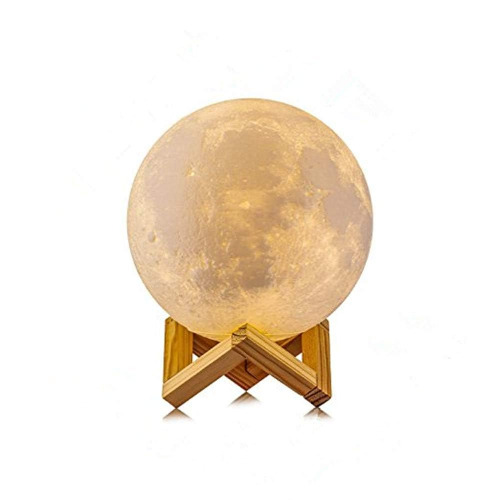Moon Lamp 3D Print Remote Control 16 Colors Moon Light with Touch Sensor Switch Adjustable Brightness Night Light USB Charging Lunar Home Decorative 5.9''