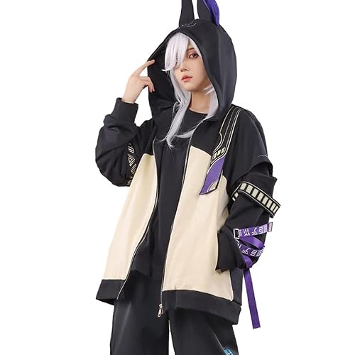 BIUTEY Game Genshincosplay Zip Hoodie Jacket Coat Tighnari Hoodie Men Anime 3D Printed Zipper Hoodies Coat - XX-Large - Tighnari Hoodie