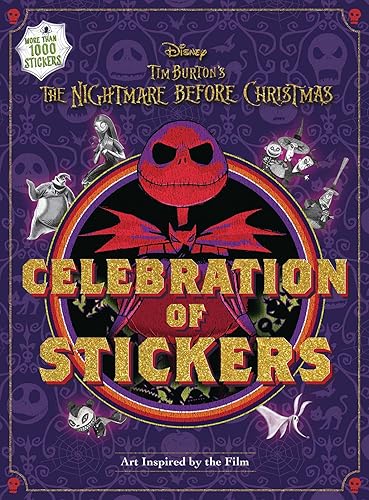 Disney Tim Burton's The Nightmare Before Christmas Celebration of Stickers (Collectible Art Stickers)