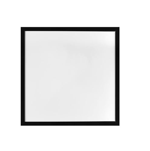 Yoodelife 12x12 inch Square Picture Frames, Compatible With 30x30 cm Without Mat, for Arts or Photos or Posters Display, Black Frame with Acrylic Protection and Hanging Kit, Pack of 1