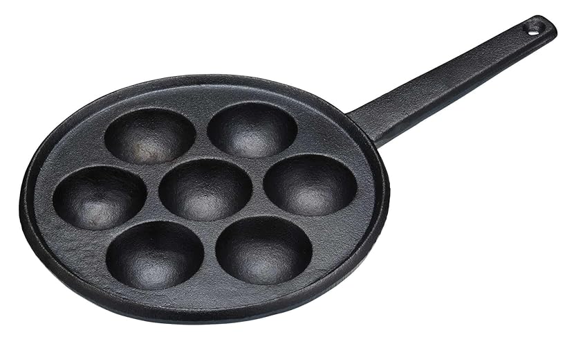 Takoyaki Cast Iron, 20.5 cm, Black