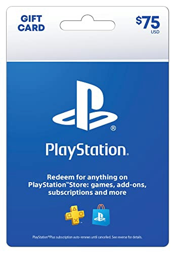 Sony PlayStation Gift Card - 75 - Traditional