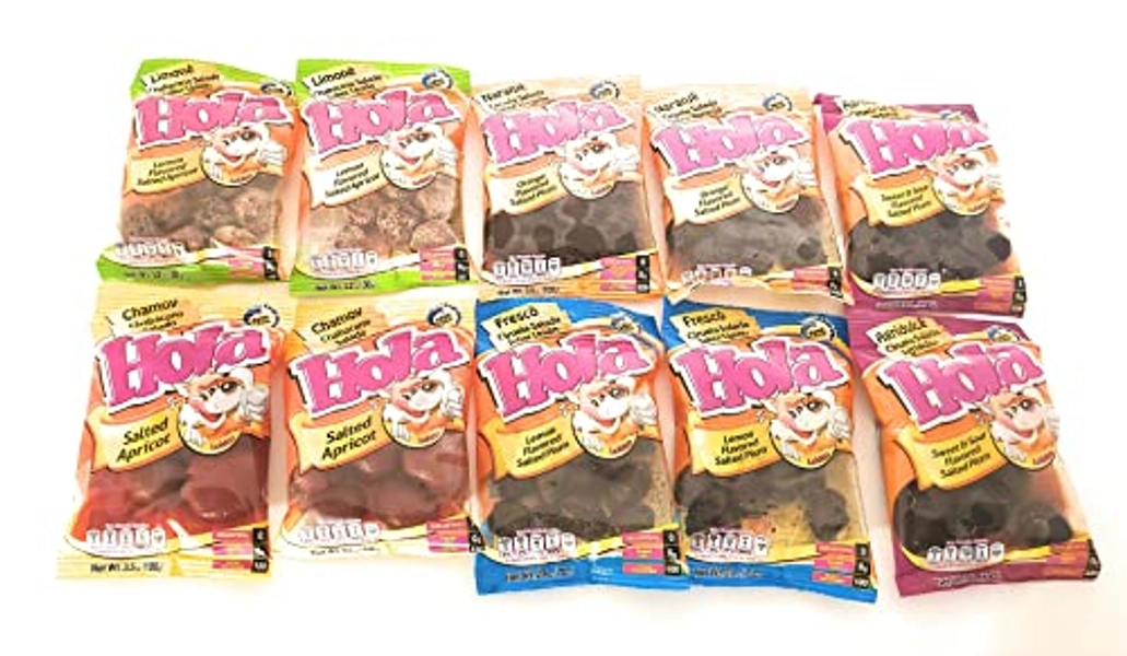 Hola Lobito, Saladulces, Salted Lemon Apricot, 1.2 Ounce