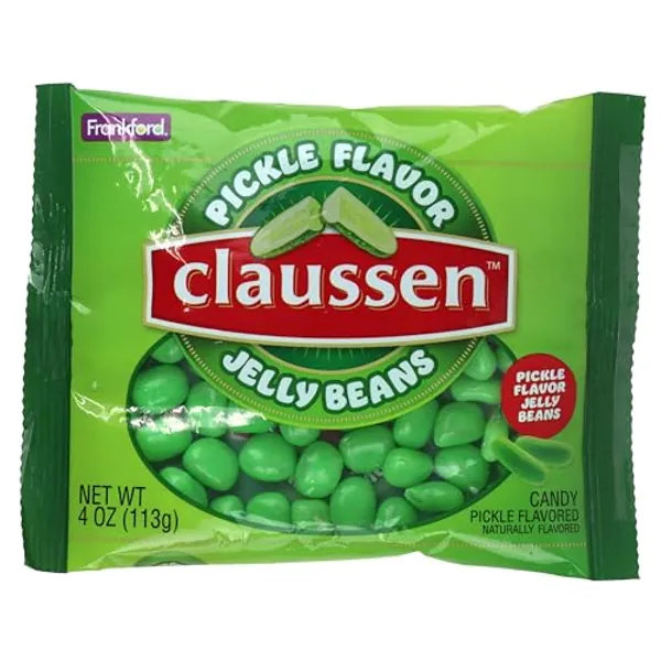 Claussen Pickle Jelly Beans (Jelly Bean 3 Pack)