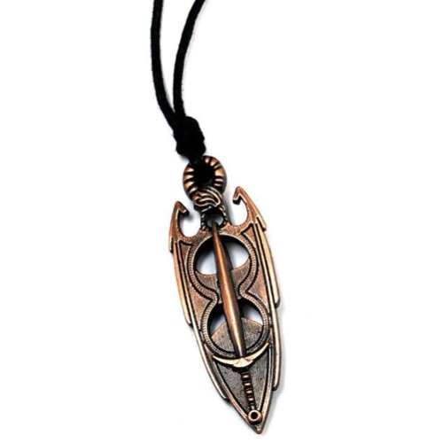 Meetcute The Elder Scrolls 5 Game Around Necklace Pendant Amulet Akatosh for Men/Women2 - 