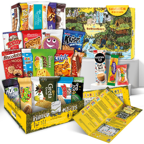 Maxi International Snack Box (Hidden Game Themed) | Snacks Variety Pack of International Treats | Foreign Snacks Offering Unique Experience | Giftable Mix of Turkish Snacks | 21 Full-Size Snacks