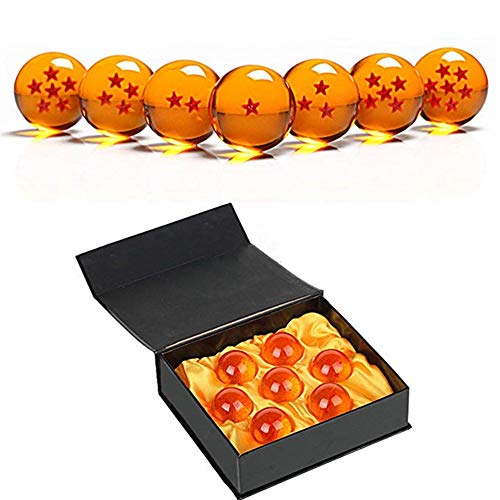 Country Toys Collectible Medium Crystal Glass Stars Balls Dragon Ball(27,35,43,57,76MM in Diameter) (D-7.6) - D-7.6