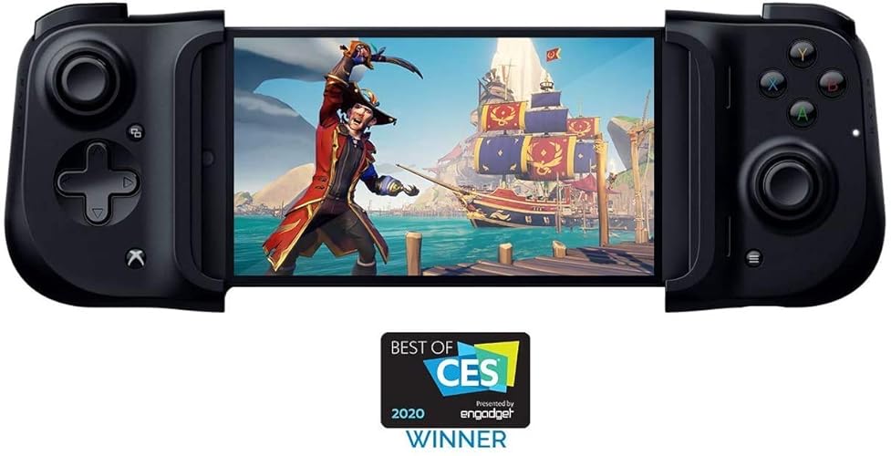 Razer Kishi Mobile Game Controller/Gamepad for Android USB-C: Xbox Game Pass Ultimate, xCloud, Stadia, GeForce NOW, Luna - Passthrough Charging - Low Latency Phone Controller Grip - Samsung, Pixel - Controller - For Android