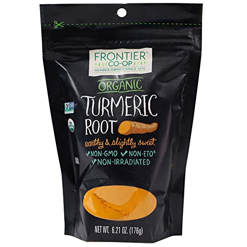 Frontier Co-op Organic Ground Turmeric Root 6.21oz - 6.21 Ounce (Pack of 1)