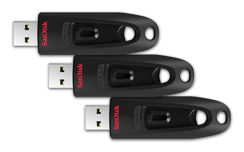 SanDisk 32GB 3-Pack Ultra USB 3.0 Flash Drive 32GB (Pack of 3) - SDCZ48-032G-GAM46T - New Generation 32GB (3-Pack)