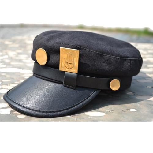 Anime JoJo's Bizarre Adventure Cosplay Cap Jotaro Kujo Joseph Army Military Hat mp005723 | Cap 1