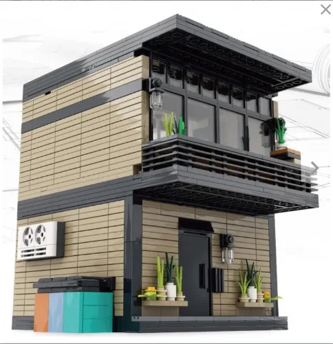 BlueBrixx - Sets - 105750 - Modern two-story house