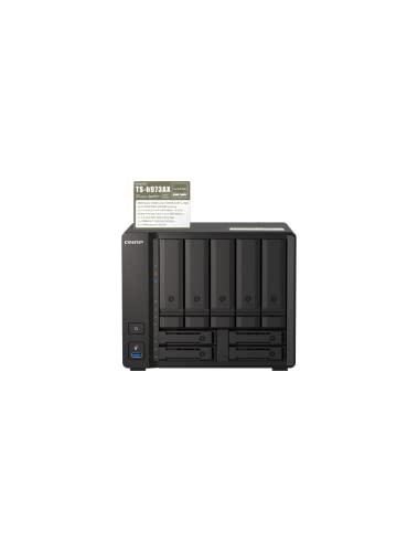 QNAP TS-h973AX-32G 9-Bay QuTS Hero NAS with 10GbE/2.5GbE Connectivity - TS-h973AX - 32GB RAM