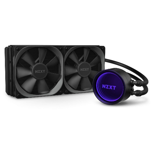 NZXT Kraken X63 280mm - RL-KRX63-01 - AIO RGB CPU Liquid Cooler - Rotating Infinity Mirror Design - Improved Pump - Powered By CAM V4 - RGB Connector - Aer P 140mm Radiator Fans,Black,Kraken X Gen 3 - Black Kraken X Gen 3 X63 280mm Cooler