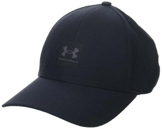 Under Armour Men's Iso-chill ArmourVent Stretch Fit Hat - Large-X-Large - (001) Black / / Castlerock