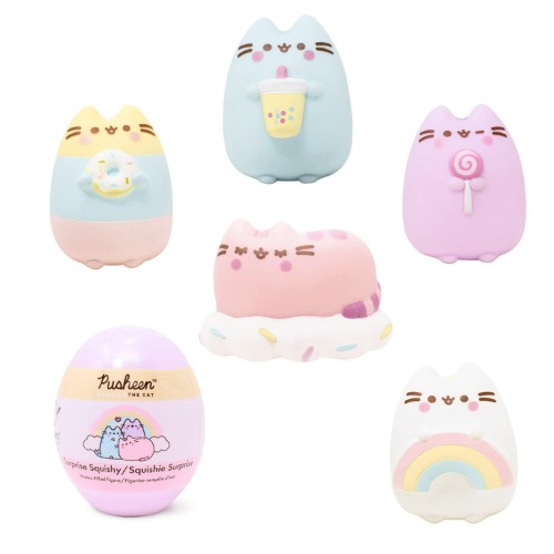 Hamee Pusheen The Cat [Surprise Blind Capsule] [Series 2] Cute Water Filled Squishy Toy [Birthday Gift Bags, Party Favors, Gift Basket Filler, Stress Relief Toys] - Surprise (Random - 1 PC.) - Surprise (Random - 1 Pc.)