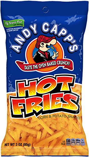 Andy Capp's Hot Fries, 3 Oz, 7 Pack - Hot Fries - 3 Ounce (Pack of 7)