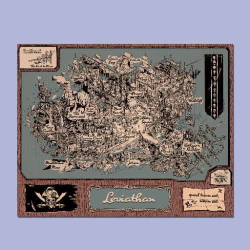 Dimension 20 Pirates of Leviathan Map Poster | Default Title