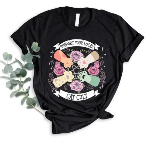 Support your local cat cult T-Shirt