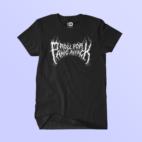 Dimension 20 Fantasy High Roll For Panic Attack T-Shirt | XL