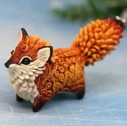 Resin fox