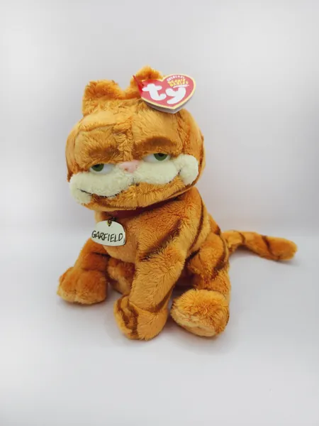 Ty Beanie Baby Garfield the Orange Tabby Cat (6 inch)