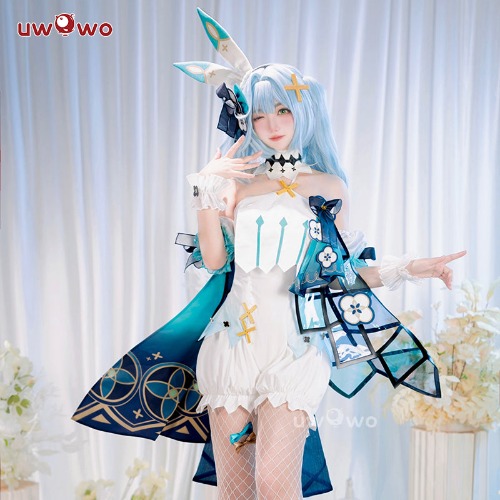 【Pre-sale】Exclusive Uwowo Genshin Impact Fanart Faruzan Cute Bunny Suit Cosplay Costume