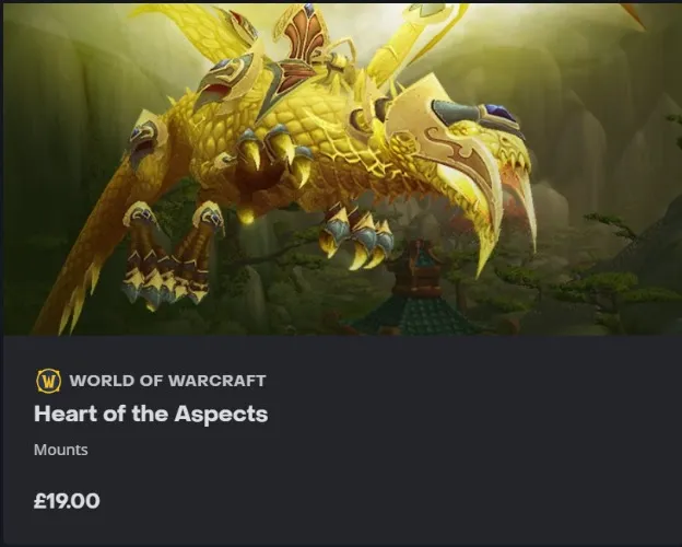 Random WoW Store Mount!