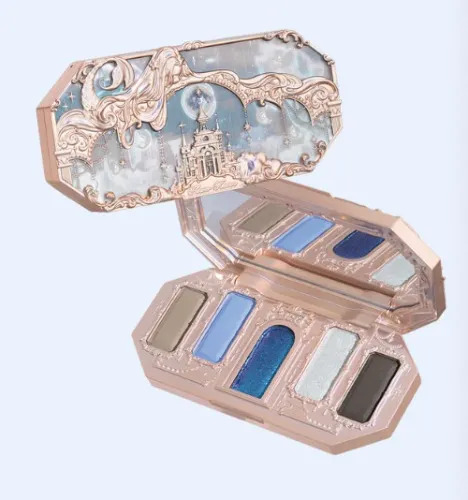 Moonlight Mermaid Five-Color Jewelry Eyeshadow Palette 