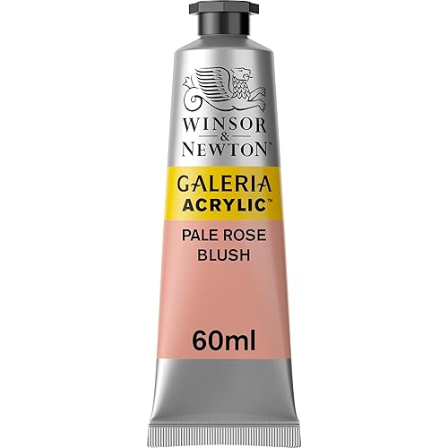 Winsor & Newton Galeria Acrylic Color, 60ml (2-oz) Tube, Pale Rose Blush - 2-oz Tube - Pale Rose Blush