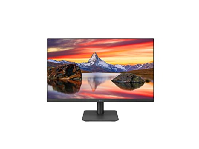 LG 24MP40A-C 24 Inch Full HD (1920 x 1080) Monitor with IPS 5ms 75Hz Display, AMD FreeSync and OnScreen Control, Charcoal Grey - 24" - 75Hz - Non Height adjustable