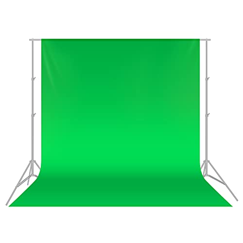 Neewer 10 x 12FT / 3 x 3.6M PRO Photo Studio 100% Pure Muslin Collapsible Backdrop Background for Photography,Video and Televison (Background ONLY) - Green - Green