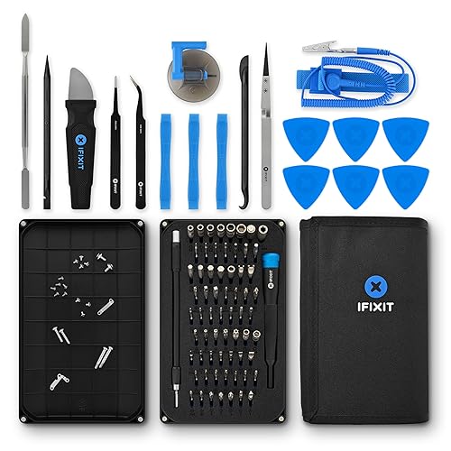 iFixit Pro Tech Toolkit - Electronics, Smartphone, Computer & Tablet Repair Kit - Blue