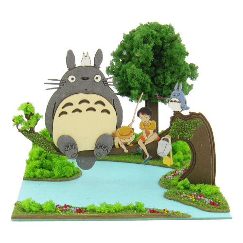 MP07-05 Sankei Studio Ghibli Mini My Neighbor Totoro and Satsuki and Mei Non-Scale Paper Craft