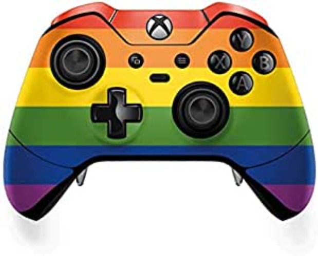 Skinit Decal Gaming Skin Compatible with Xbox One Elite Controller - Originally Designed The Rainbow Flag Design