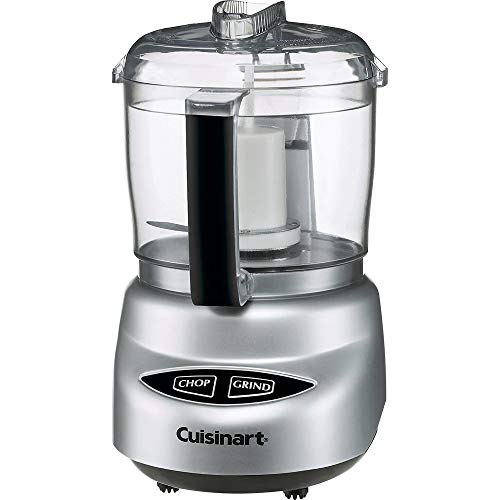 Cuisinart Food Processor, Mini-Prep 3 Cup, 24 oz, Brushed Chrome and Nickel, DLC-2ABC - Brushed Chrome - Processor