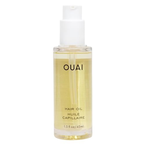 OUAI Hair Oil - Hair Heat Protectant Oil for Frizz Control - Adds Hair Shine and Smooths Split Ends - Color Safe Formula - Paraben, Phthalate and Sulfate Free (1.5 oz) - 1.5 Fl Oz (Pack of 1)