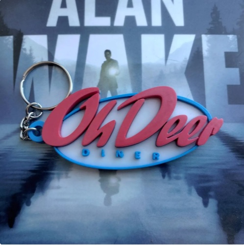 Oh Deer Diner keychain