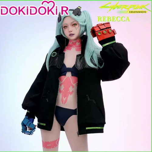Anime Cyberpunk: Edgerunners Cosplay Rebecca Costume | Costume Only-M