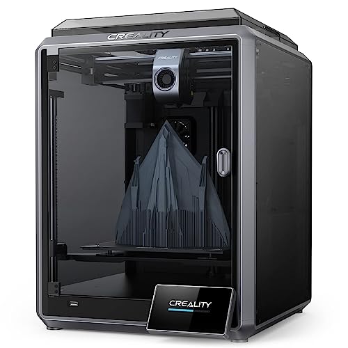 Official Creality K1 3D Printer High Speed with 600 mm/s 3D Printers Auto Leveling, Dual Fans Cooler, 0.1 mm Smooth Detail, Printing Size 8.66x8.66x9.84 in, Straight Out of The Box for Beginners - K1