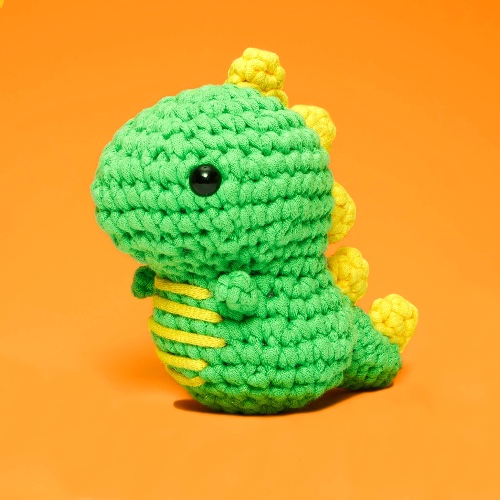 Dinosaur Crochet Kit | With crochet hook