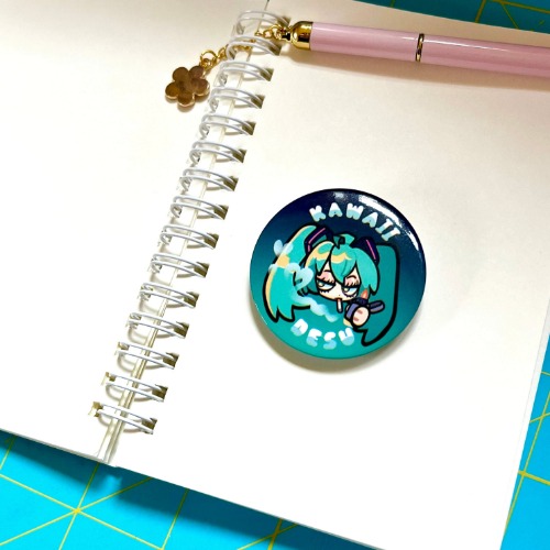 Kawaii Desu | Round Button