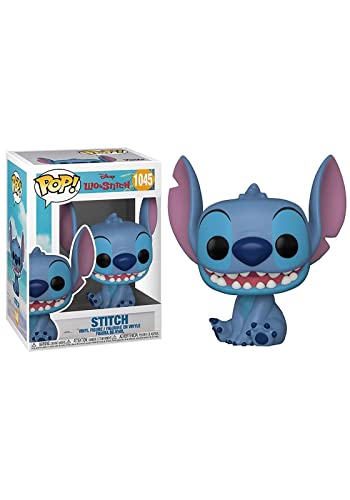 Funko POP Disney: Lilo & Stitch - Smiling Seated Stitch, Multicolor, Standard - Funko