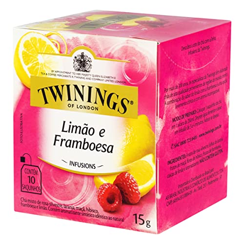 Chá de Limão e Framboesa 15g (pacote de 10 saquinhos)