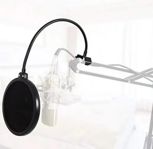 Pop Filter Anti Puff de Microfone 