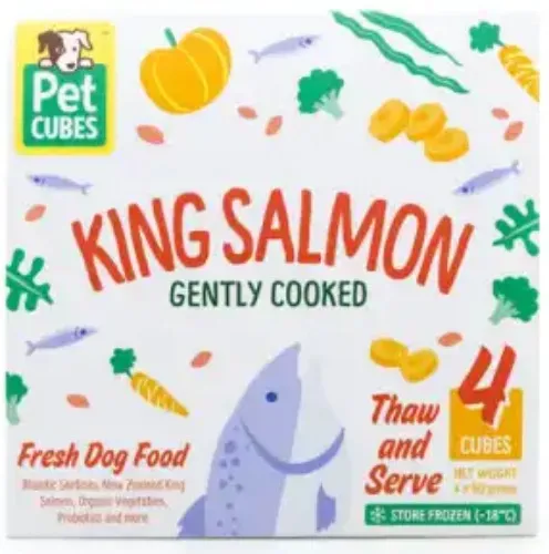 PET CUBES Gently Cooked - King Salmon 320g