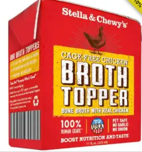 Stella and Chewy's Broth Topper - Cage Free Chicken 11oz