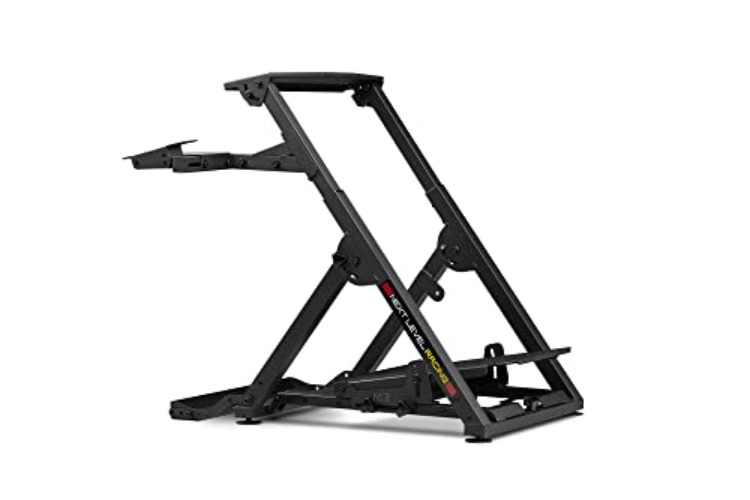 Next Level Racing Wheel Stand 2.0. Steering wheel stand for Thrustmaster, Fanatec, moza Racing on PC and video game consoles. Upgradeable to full cockpit with GTSeat add-on (not included) - Stand